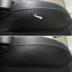 車の座席のすり傷を修理するコーナー