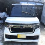 HONDAの軽自動車「N」customガラスコーティング